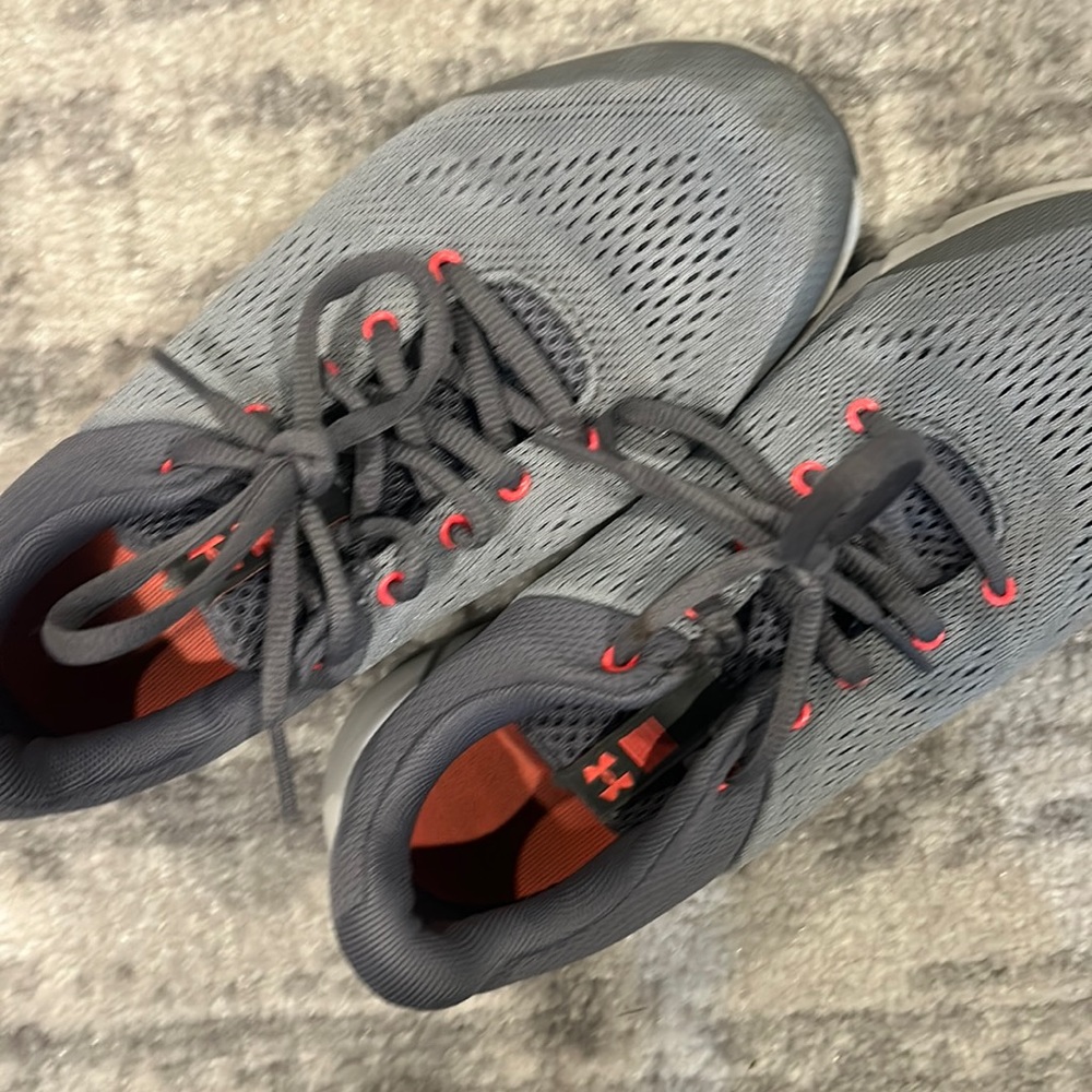 Under armor girls sneakers, used with life left!